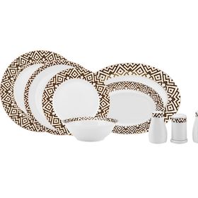 Karaca Jewel New Bone 56 Parça 12 Kişilik Yemek Takımı