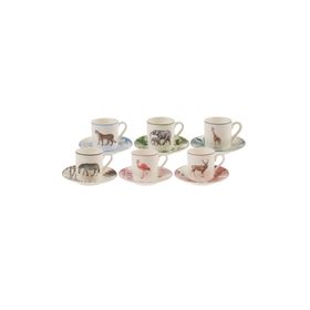 Karaca Jungle 6 Kişilik Bej 80 Ml Kahve Fincanı Takımı