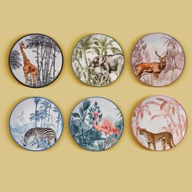 Karaca Jungle 6 Parça 22 cm Pasta Takımı