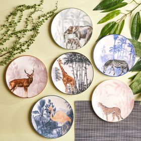 Karaca Jungle 6 Parça 22 cm Pasta Takımı