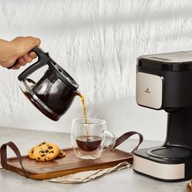 Karaca Just Coffee Aroma 2 In 1 Bej Filtre Kahve ve Çay Demleme Makinesi