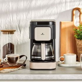 Karaca Just Coffee Aroma 2 In 1 Bej Filtre Kahve ve Çay Demleme Makinesi