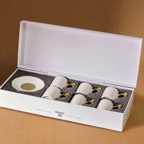 Karaca Kalpli 6 Kişilik 80 ml Kahve Fincan Takımı