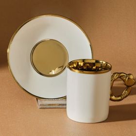 Karaca Kalpli 6 Kişilik 80 ml Kahve Fincan Takımı