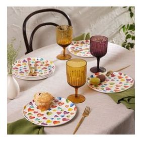 Karaca Kalpli 6 Parça 21 cm Porselen Pasta Tatlı Seti