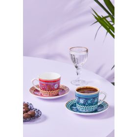 Karaca Kapari 6 Kişilik 80 ml Kahve Fincanı