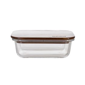 Karaca Karya Acacia Ahşap Kapaklı Şeffaf 650 ml Saklama Kabı