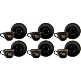 Karaca Katzze 6 Kişilik 240 ml Çay Fincan Takımı