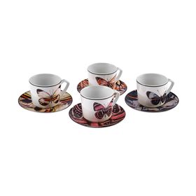 Karaca Kelebek 4 Kişilik 80 ml Kahve Fincan Takımı