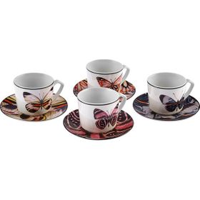 Karaca Kelebek 4 Kişilik 80 ml Kahve Fincan Takımı