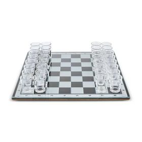 Karaca King Şeffaf Shot Bardaklı Satranç Seti
