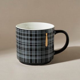 Karaca Kravat 480 ml Siyah Kupa