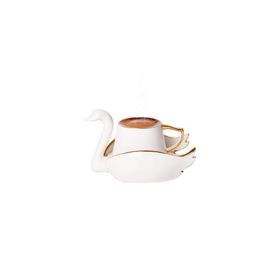 Karaca Kuğu 2 Kişilik 70 ML Kahve Fincan Takımı
