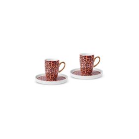 Karaca Leopar 2 Kişilik 100 ml Kahve Fincanı