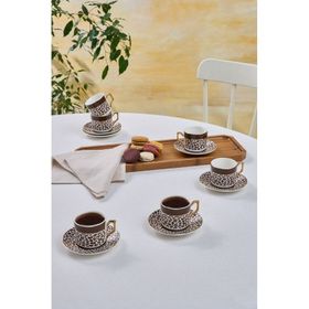 Karaca Leopar 6 Kişilik 100 ml Kahve Fincanı