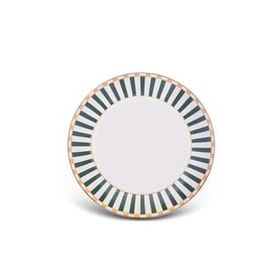 Karaca Linea New Year Yılbaşı 19 cm Yeşil Tekli Pasta Tabağı