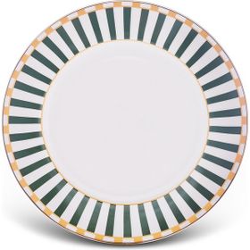 Karaca Linea New Year Yılbaşı 19 cm Yeşil Tekli Pasta Tabağı