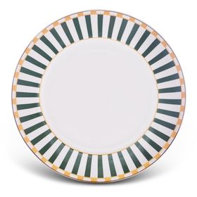 Karaca Linea New Year Yılbaşı 19 cm Yeşil Tekli Pasta Tabağı