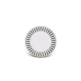 Karaca Linea New Year Yılbaşı 19 cm Yeşil Tekli Pasta Tabağı