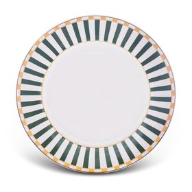 Karaca Linea New Year Yılbaşı 19 cm Yeşil Tekli Pasta Tabağı