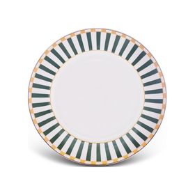 Karaca Linea New Year Yılbaşı 19 cm Yeşil Tekli Pasta Tabağı