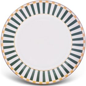 Karaca Linea New Year Yılbaşı 19 cm Yeşil Tekli Pasta Tabağı