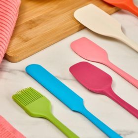 Karaca Lively 6 Parça Renkli Silikon Servis Seti