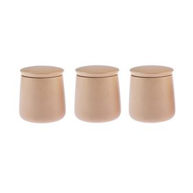 Karaca Lola 3'lü 400 ml Bej Baharat Takımı