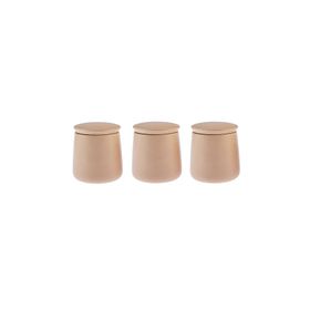Karaca Lola 3'lü 400 ml Bej Baharat Takımı