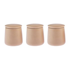 Karaca Lola 3'lü 400 ml Bej Baharat Takımı