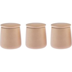 Karaca Lola 3'lü 400 ml Bej Baharat Takımı