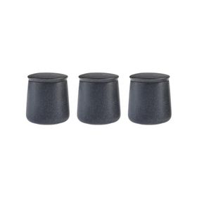 Karaca Lola 3'lü 400 ml Gri Baharat Takımı