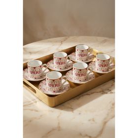 Karaca Lovemore 6 Kişilik 90 ml Kahve Fincan Takımı