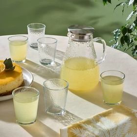 Karaca Luminous Şeffaf 7 Parça Cam Sürahi ve Bardak Seti