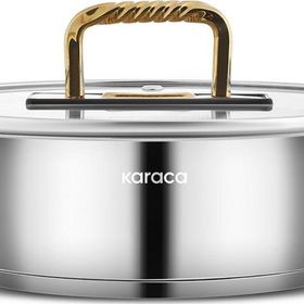Karaca Maçka 20 cm Gold Çelik Sahan
