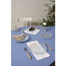 Karaca Madison 21 CM 6 Parça Lüsterli Cam Pasta Seti