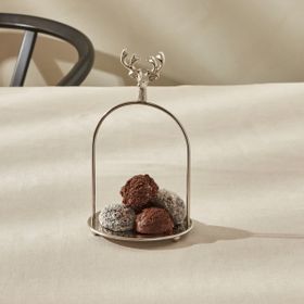 Karaca Maison 12x12x20 cm Gümüş İkramlık