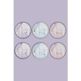 Karaca Mandarin 6 Kişilik 19 cm Pasta Takımı