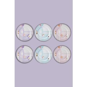 Karaca Mandarin 6 Kişilik 19 cm Pasta Takımı
