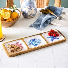 Karaca Mango Marin 3'lü 42x14x25 cm Çerezlik