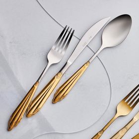 Karaca Mantilla 84 Parça Gold Çatal Kaşık Bıçak Takımı