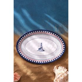 Karaca Marine Beyaz Desen 30 cm Kayık Tabak