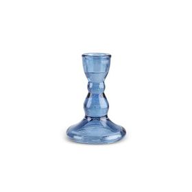 Karaca Marine Cam Mavi 6.5x6.5x9 cm Şamdan