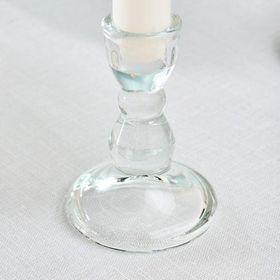 Karaca Marine Cam Şeffaf 6.5x6.5x9 cm Şamdan
