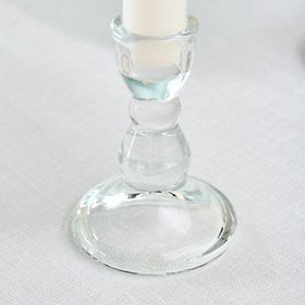 Karaca Marine Cam Şeffaf 6.5x6.5x9 cm Şamdan