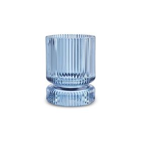 Karaca Marine Mavi 9x9x12 cm Cam Mumluk