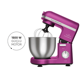 Karaca Mastermaid Chef 1500 W Fuşya Stand Mikser