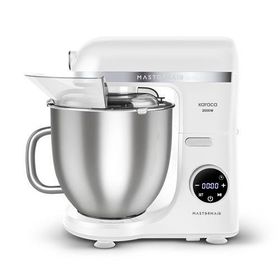 Karaca Mastermaid Chef Ultra D2000 W Dijital Ekranlı Matte White Hamur Yoğurma Makinesi