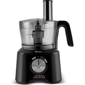 Karaca Mastermaid Power Max 11 in 1 Matte Black Silver 2500 W Mutfak Robotu