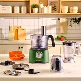 Karaca Mastermaid Power Max 11 in 1 Yeşil Mutfak Robotu